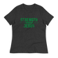 Women's Core Relaxed T-Shirt - Green Text