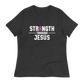 Women's Breast Cancer Relaxed T-Shirt - White Text